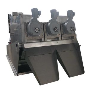 0.8t/H Multi Disk Screw Press Sludge Dewatering Machine