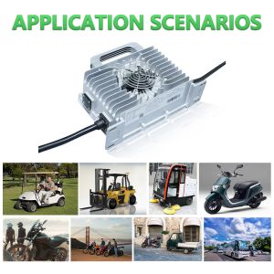 Fast Charger SMT-2.0Kw 96V 15A CAN Enable for EV Car or Motorcycle Electric