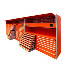 72 Inch Heavy Duty Garage Workshop Equipment Storage Tool Cabinet with Drawers