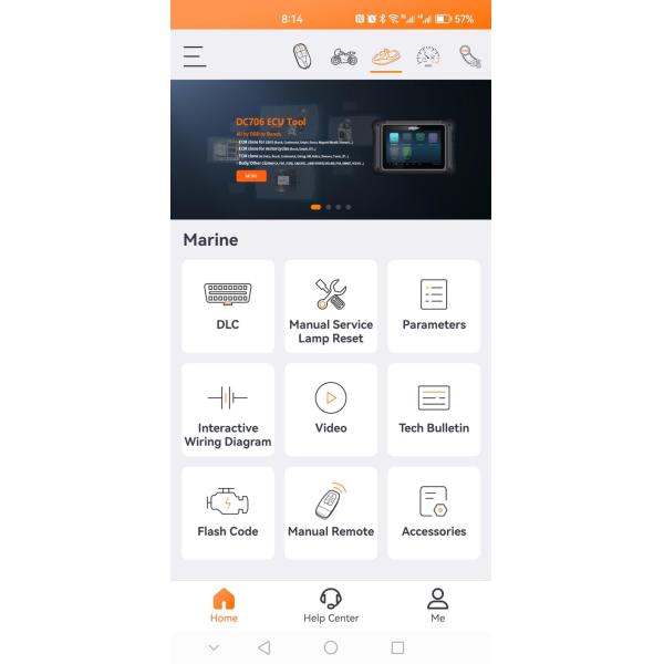 OBDSTAR ISCAN for Hidea Marine Diagnostic Scanner Support HDEF115/ HDEF130/ HDEF40/ HDEF40 SK/ HDEF50/ HDEF60 Outboard Models