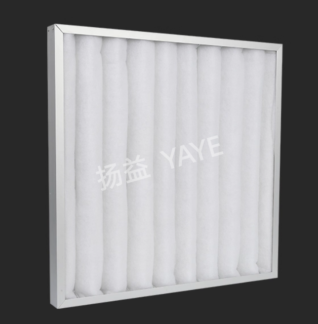 China Customized Size Pleated Panel Air Filter With Mother-And-Child Frame Support, G3 G4 Efficiency, Metal Frame on sale