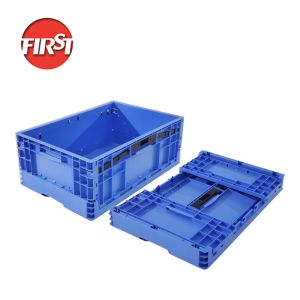 Wholesale 600x400x230mm Solid Storage Containers Plastic Folding Storage Box Logistic from china suppliers