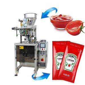 Vertical Automatic Sachet Packing Machine Multifunction Tomato Filling Ketchup