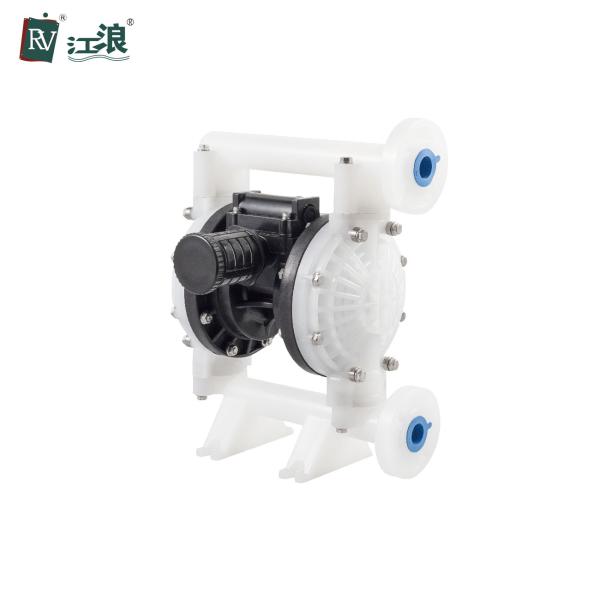 Pneumatic Diaphragm Oil Pump Air Powered PTFE 1 Inch PVDF Solvent Transfer