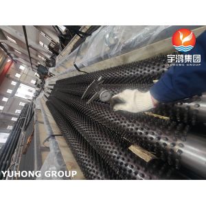 ASTM A335 P5 Alloy Steel Studded Fin Tube For Heat Exchanger