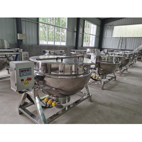 Jacket Kettle for Sauce Steam Gas/Electricity Heating in Vegetable Processing Plant