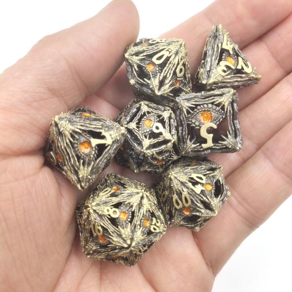 Quality Wear Resistant Precision RPG Dice Sharp Resin Dice Dice Practical Polyhedral for sale