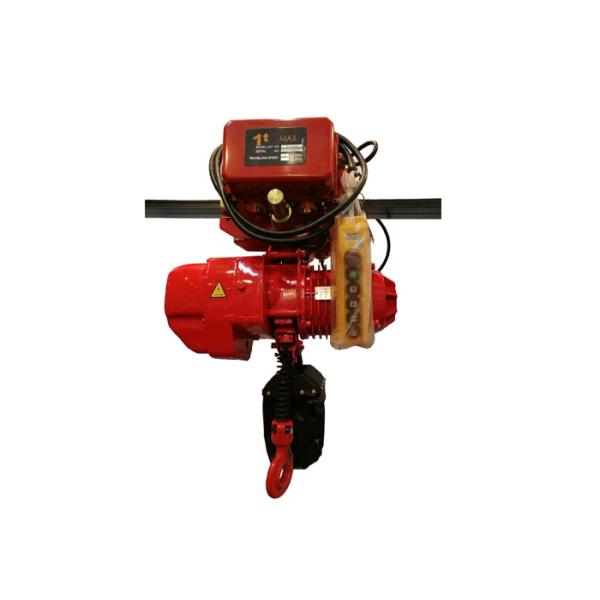 High Efficient 3m - 50m Lifting Height With Motorized Trolley 1 Ton Electric