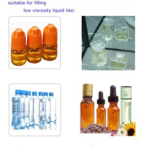 Small Scale PET Plastic Glass Bottle Liquid Filler 2 Heads Semi Automatic