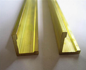 Extruded Wrought Copper Alloy L Shape Sheet Brass L Sections Extruding