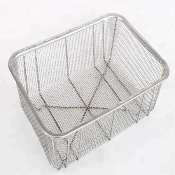 Stainless Steel Wire Mesh Baskets For Surgical Instrument Sterilization