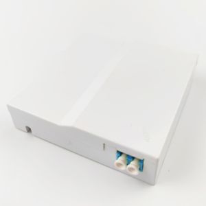 1 Port LC UPC Plastic Fiber Optic Faceplate Socket Panel for Seamless FTTH