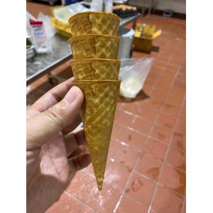 Full automatic commercial ice cream waffle cone maker machine of 71 baking