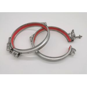 China Stainless Steel 304 Quick Connect Pipe Clamp With Gasket Quick Lock on sale