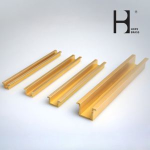 3m Length Brass U Profile