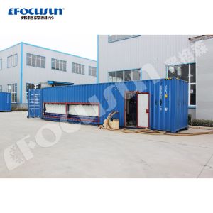 China 18 Ton/Day Containerized Direct Cooling Block Ice Maker Machine with Customized Design on sale