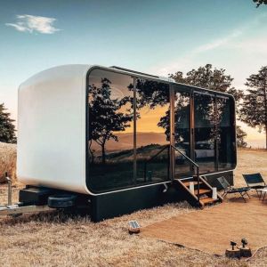 Europe 20ft or 40ft Mobile Living Room Container House with Lower and Modular