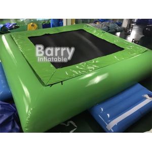 PVC Tarpaulin Inflatable Water Toys Jumping Water Trampoline Bed Airtight