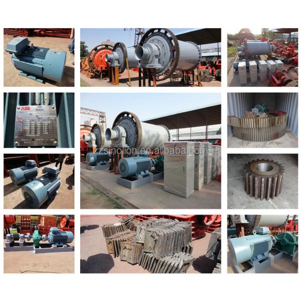 Small Continuous Ball Grinding Mill Including Pinion Based on Different Model