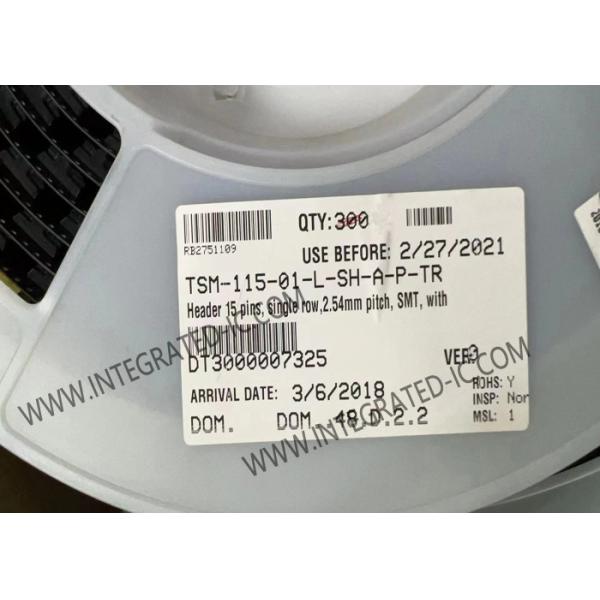 TSM-115-01-L-SH-A-P-TR Connectors E.L.P.™ High Mating Cycle Connectors 15POS Pin
