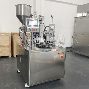 Rotary Ultrasonic Plastic Tube Filling And Sealing Machine Semi Automatic