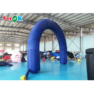 Blue Inflatable Arch Waterproof For Adversting Events Grand Opening