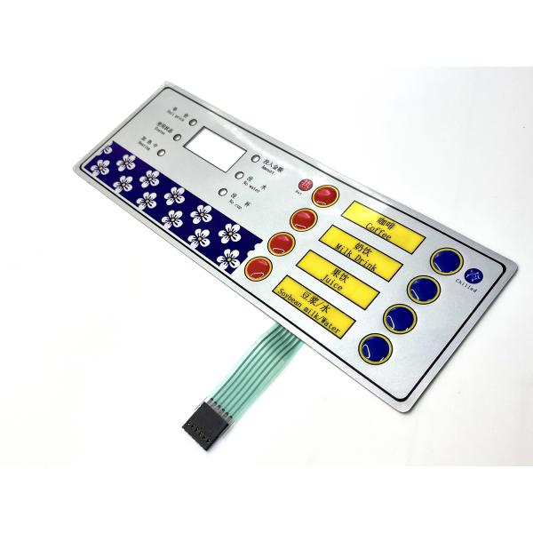 Polycarbonate Glossy Metal Dome Tactile Button Switch With Nicmatic Female