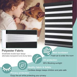 Customization 100% Polyester Roller Zebra Blinds Fabric For Window
