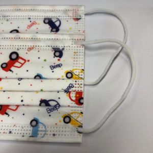 Hidden Adjustable Nose Clip FDA Disposable Non Woven Face Mask