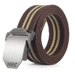 High End Crossing 120cm Alloy Buckle Nylon Belt Military Style Web Belt