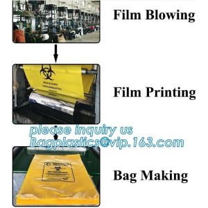 LDPE material customized Logo compostable Industrial heavy duty clear plastic