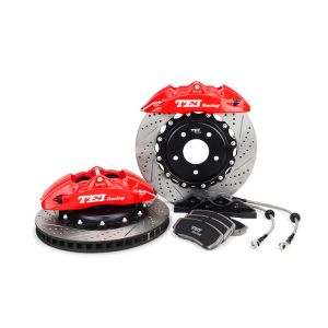 Four Piston Audi A6 Big Brake Kit High Durability For Front Wheel 355*28mm Rotor
