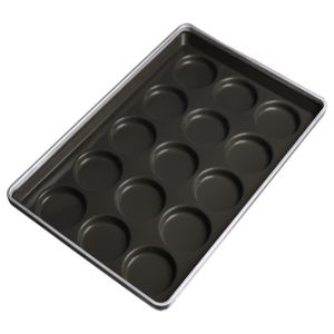 Wholesale Rk Bakeware China-3.5 Inch 4 Inch 4.5 Inch 5 Inch Hamburger Bun Pan Hamburger Bun Tray Hambuger Bread Baking Tray T from china suppliers