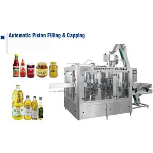 SUS316 5000BPH Ketchup Filling Machine ketchup bottle filling machine stainless