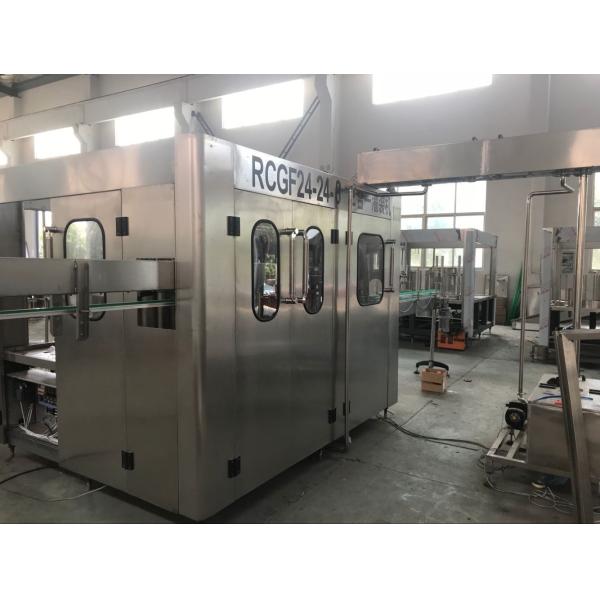 Automatic Water Bottle Filling Machine 304 Stainless Steel 3000-18000 Bottles / Hour