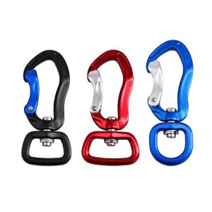 Heavy Duty Swivel Carabiner Keychain Hanging Connect Hook