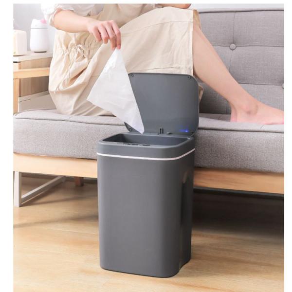Quality Dustbin Intelligent Trash Can with Sensor Clearance - Intelligent Sensor Trash Can Automatic Trash Bin Garbage Can Self Sealing for sale