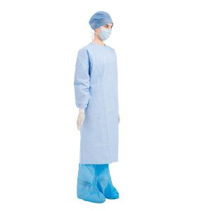 Sterile Disposable Surgical Gown AAMI Level 4 Full Back Type