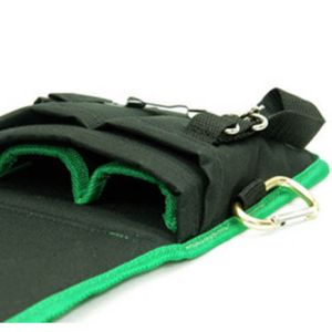 Black Tool Pouch 600D*600D Storage Tool Bag Organizer with Small Pockets