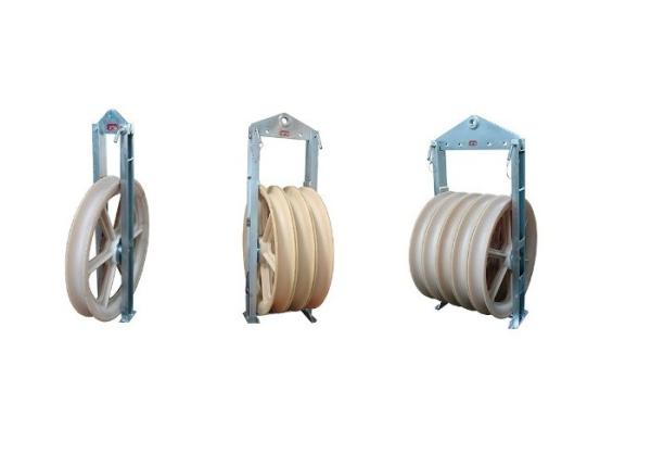 Quality Single Sheave 660 Diameter Transmission Line Stringing Tools Stringing Block for sale
