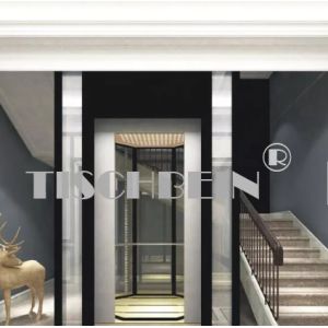 Buy cheap 630kg 800kg 1000kg 1150kg 2.0m/S Panoramic Elevator With Hairline St. St. Finish from wholesalers