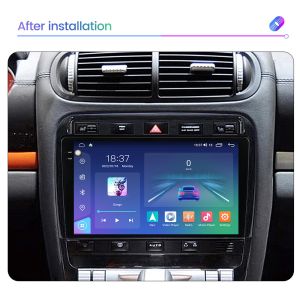 Cayenne 2002-2010 Porsche Android Auto 64GB 9 Inch 8 Core Wireless CarPlay