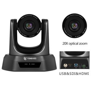 OEM ODM 1080p USB Conference Camera TEVO NV20A Horizontal 54.7 Degree