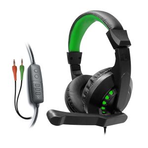 108dB Plastic Leather Omni LED Wired Gaming Headphone