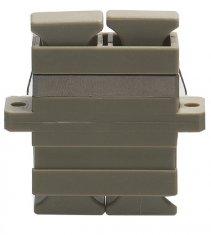 ISO RoHS Plastic Simplex SC/PC Multimode Fiber Optic Adapter beige color