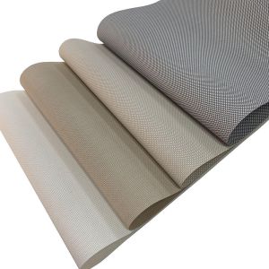 Wholesale PVC Material Fire-proof 3% Openness Sunscreen Roller Outdoor Window Blinds Fabric from china suppliers