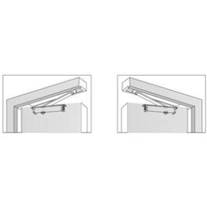 2 Way Overhead Concealed Cam Action Door Closer For Exterior Door EN 1154 EN1634