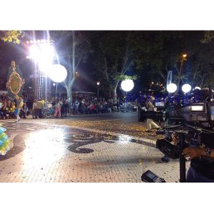 400w Inflatable Lighting Decoration Camping Party Pearl Series Support