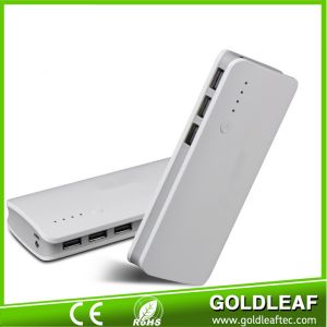 New creative 3 USB port high capacity power bank 12000mah for phone
