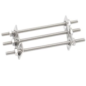Metric DIN Standard Wall Mounting Double Head Bolt Through Bolts with 304